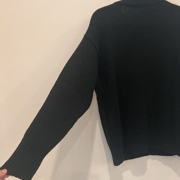 English Factory Women’s Crochet Motif Sweater Sz M Granny Core Preppy Academia - Picture 7 of 9